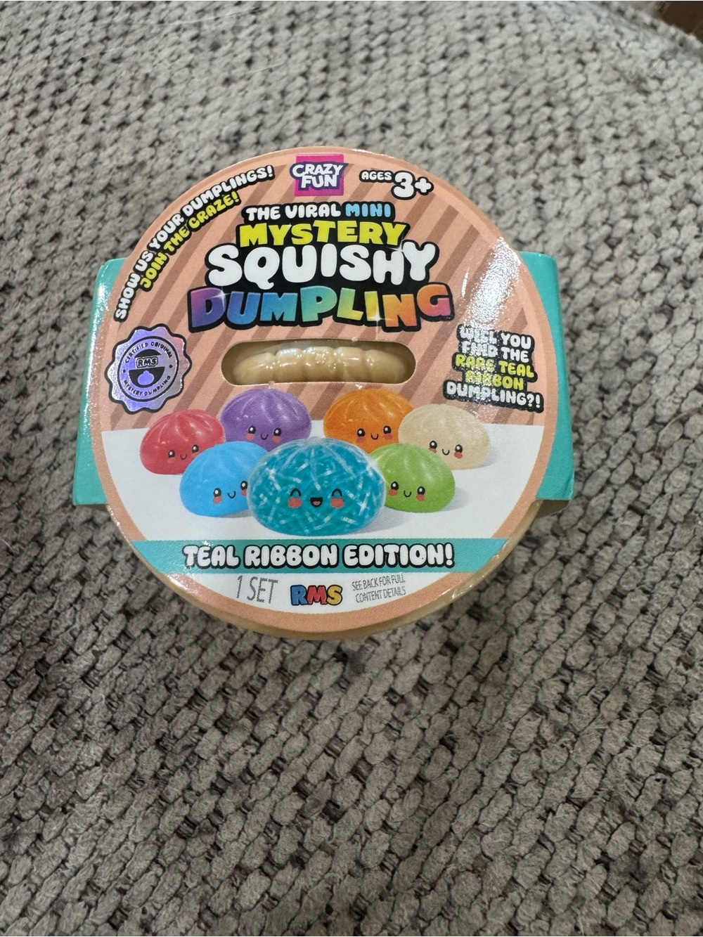 RMS Crazy Fun Mini Teal Ribbon edition mystery dumpling, new